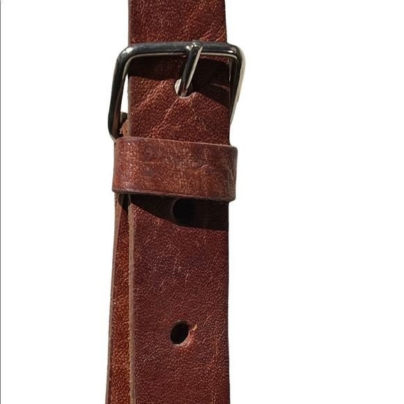 Vintage Leather Handcrafted Crossbody Handbag - Picture 11 of 12